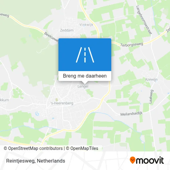 Reintjesweg kaart