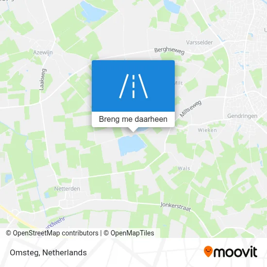 Omsteg kaart