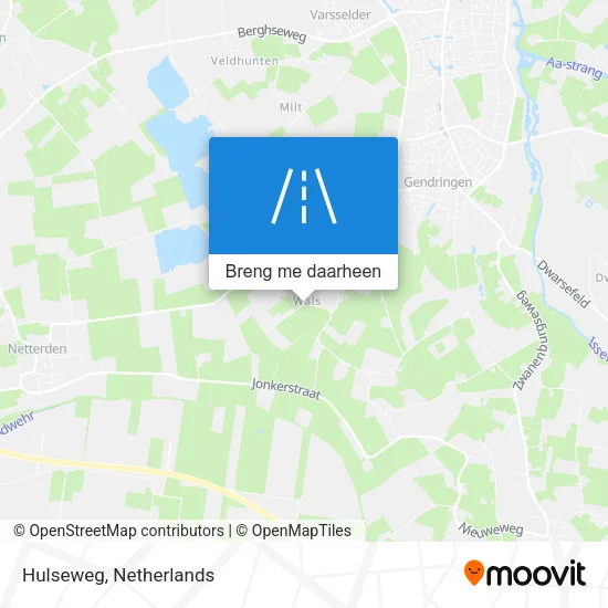 Hulseweg kaart