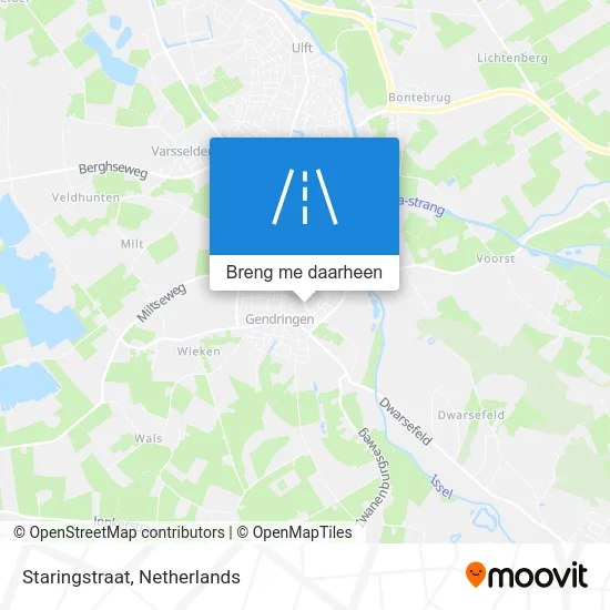 Staringstraat kaart