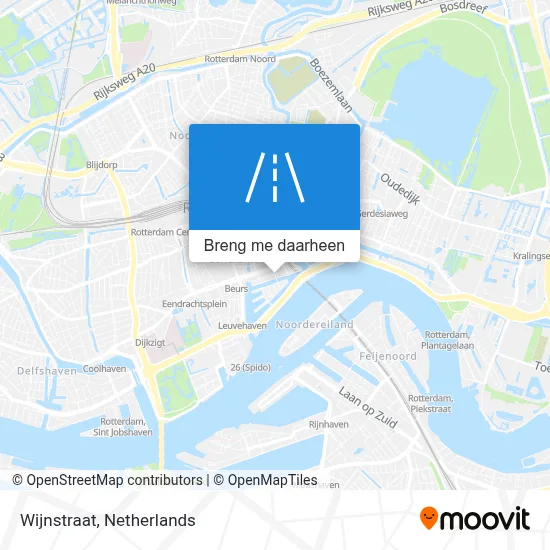Wijnstraat kaart