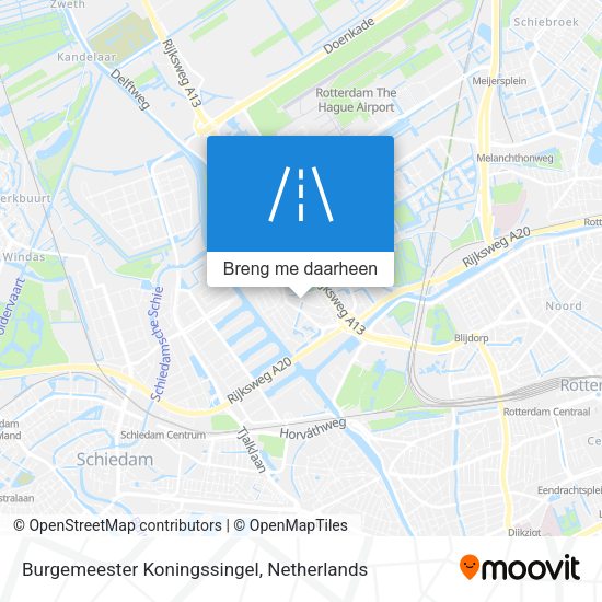 Burgemeester Koningssingel kaart