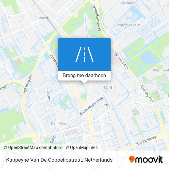 Kappeyne Van De Coppellostraat kaart