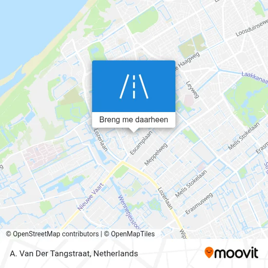 A. Van Der Tangstraat kaart