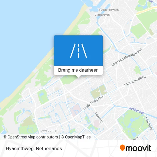 Hyacinthweg kaart