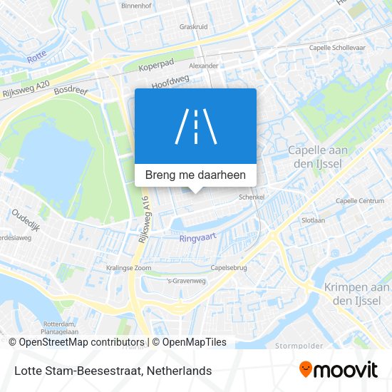 Lotte Stam-Beesestraat kaart