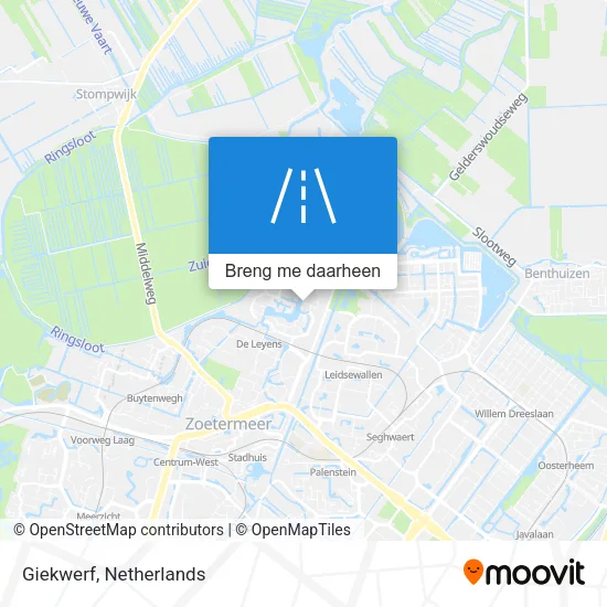 Giekwerf kaart