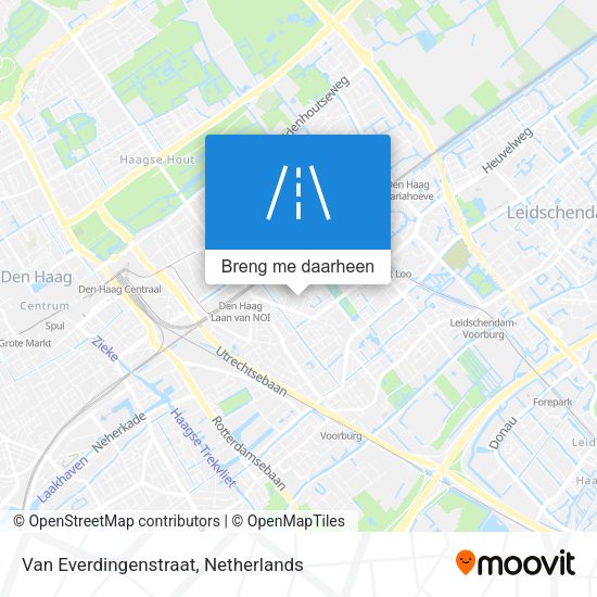 Van Everdingenstraat kaart