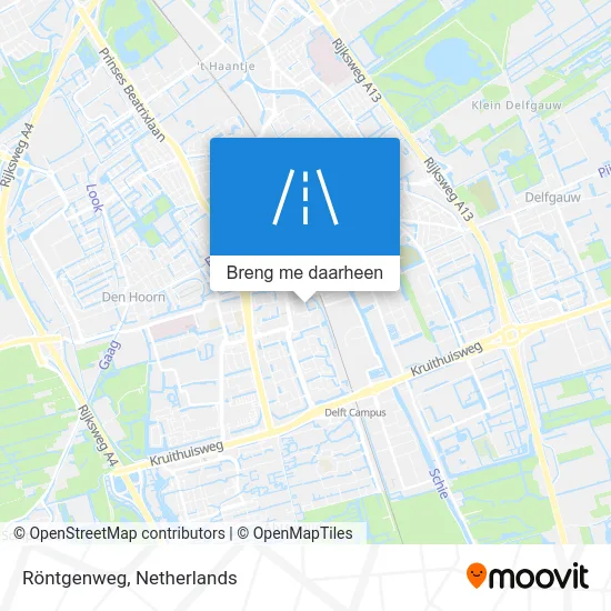 Röntgenweg kaart