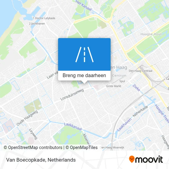 Van Boecopkade kaart