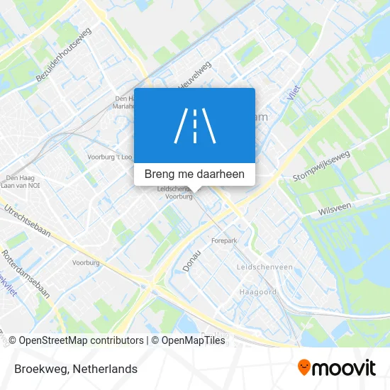 Broekweg kaart