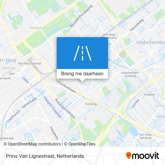 Prins Van Lignestraat kaart