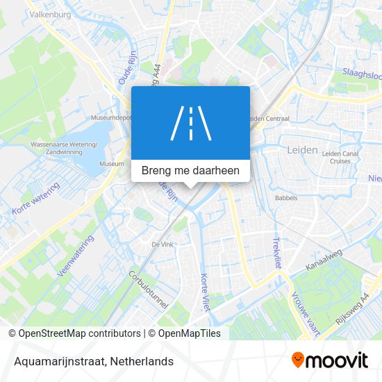 Aquamarijnstraat kaart