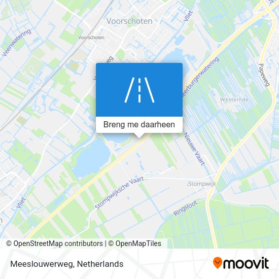 Meeslouwerweg kaart