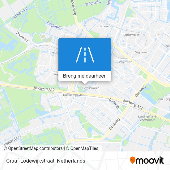 Graaf Lodewijkstraat kaart