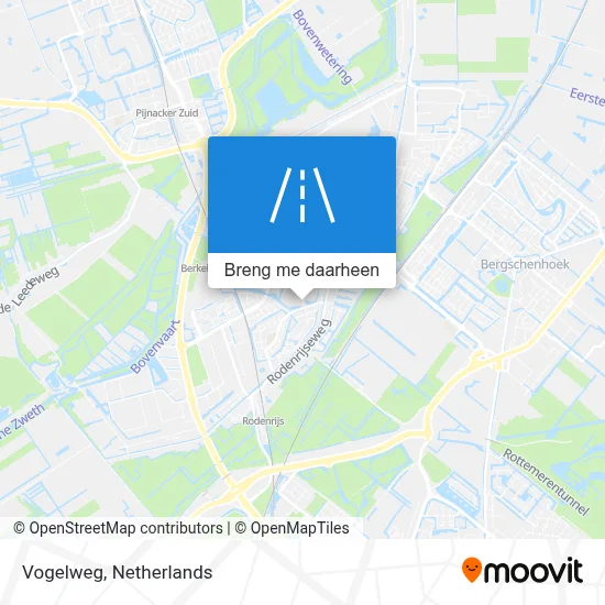 Vogelweg kaart