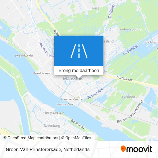 Groen Van Prinstererkade kaart