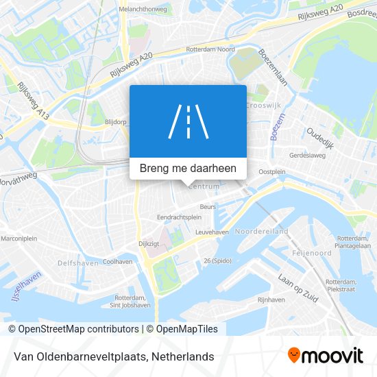 Van Oldenbarneveltplaats kaart