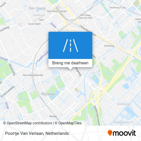 Poortje Van Verlaan kaart