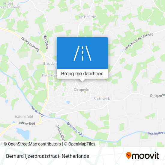 Bernard Ijzerdraatstraat kaart