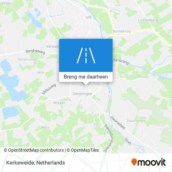 Kerkeweide kaart