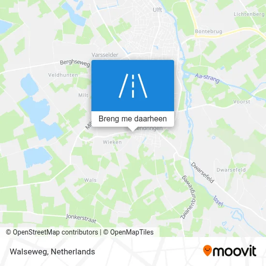 Walseweg kaart