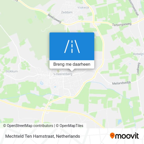 Mechteld Ten Hamstraat kaart