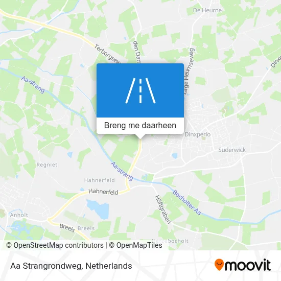 Aa Strangrondweg kaart