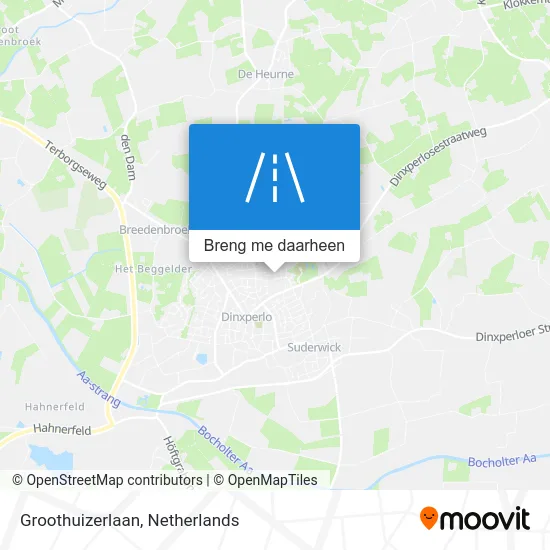 Groothuizerlaan kaart