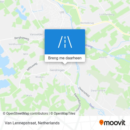 Van Lennepstraat kaart