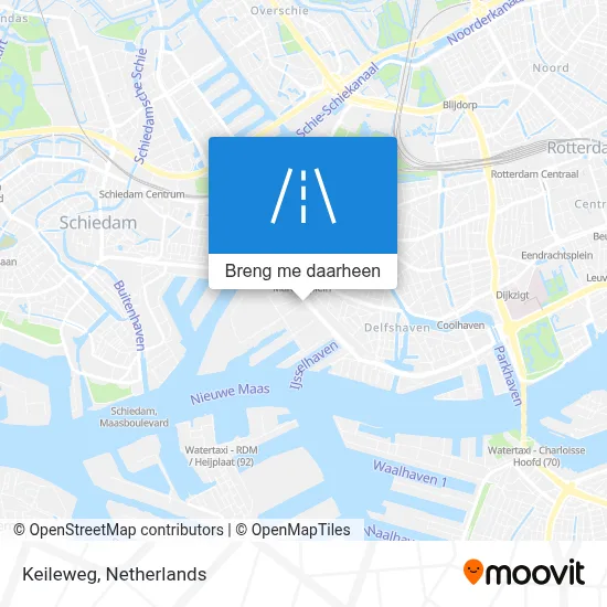 Keileweg kaart