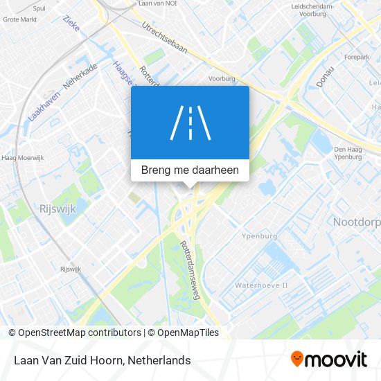 Laan Van Zuid Hoorn kaart