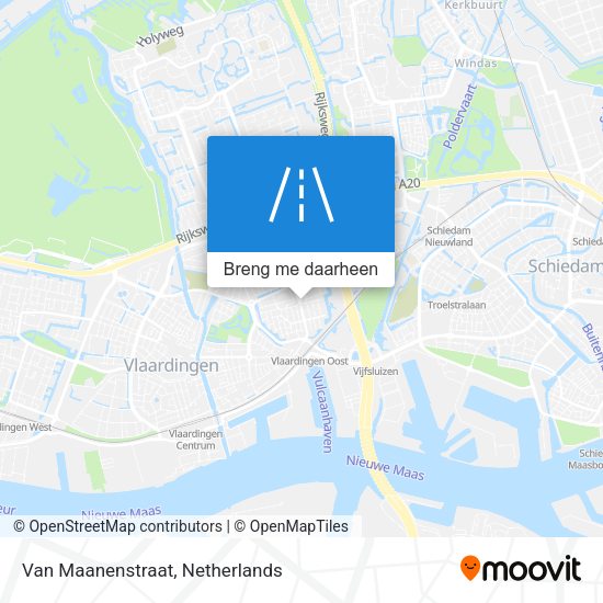 Van Maanenstraat kaart