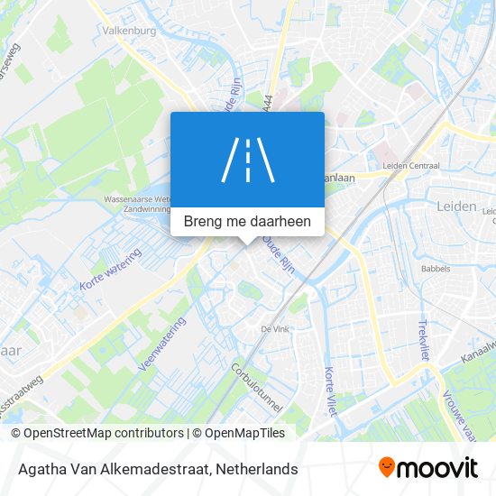 Agatha Van Alkemadestraat kaart