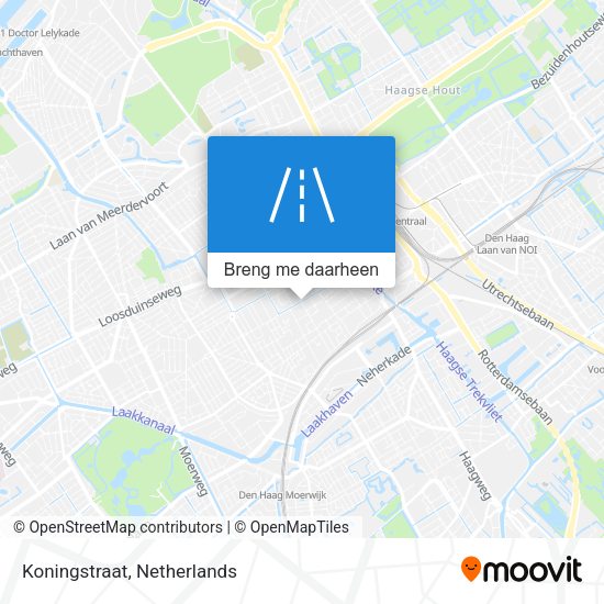 Koningstraat kaart