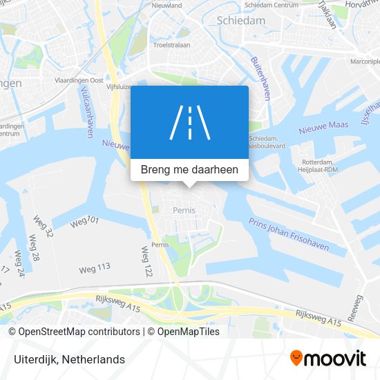 Uiterdijk kaart