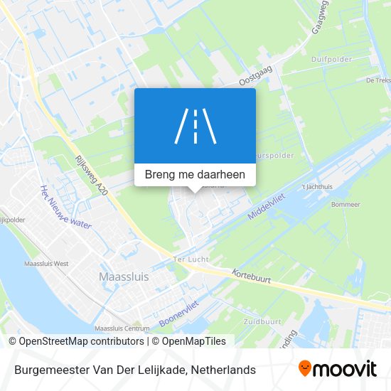 Burgemeester Van Der Lelijkade kaart