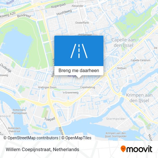 Willem Coepijnstraat kaart