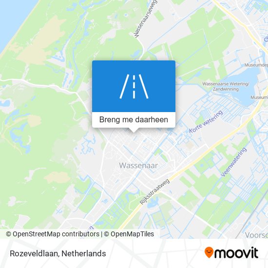 Rozeveldlaan kaart