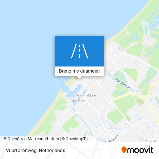 Vuurtorenweg kaart