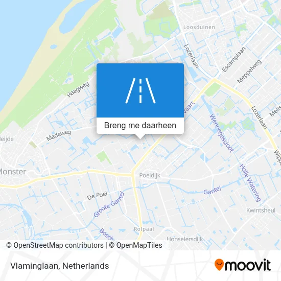 Vlaminglaan kaart