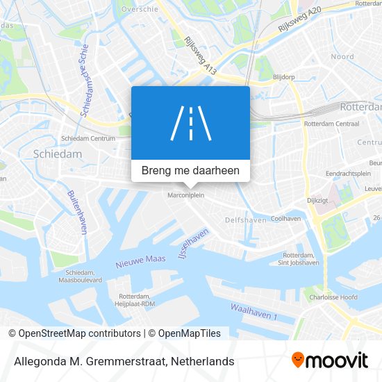 Allegonda M. Gremmerstraat kaart