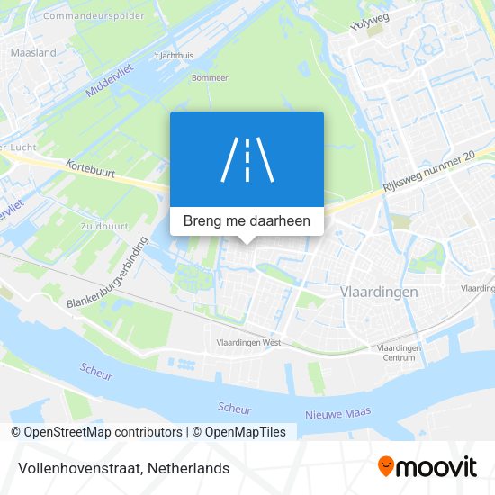 Vollenhovenstraat kaart