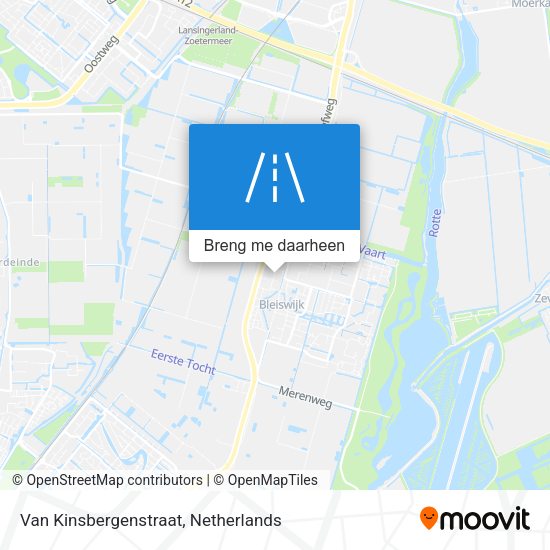 Van Kinsbergenstraat kaart