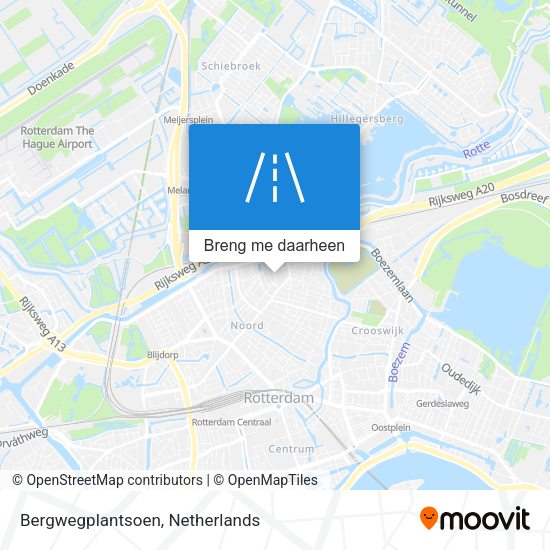 Bergwegplantsoen kaart
