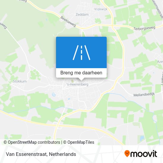 Van Esserenstraat kaart