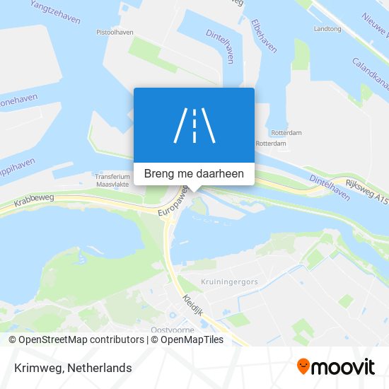 Krimweg kaart