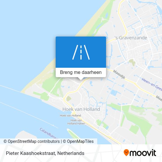 Pieter Kaashoekstraat kaart