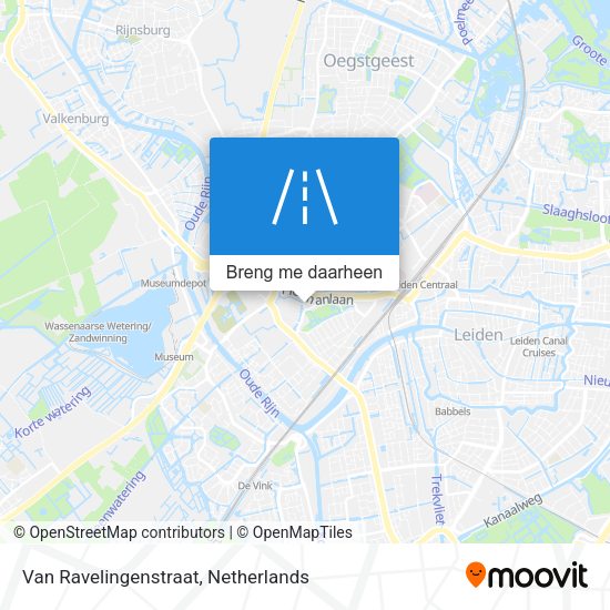Van Ravelingenstraat kaart