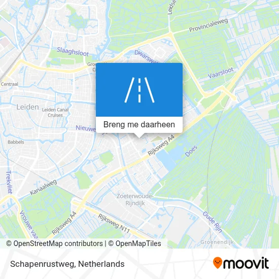 Schapenrustweg kaart